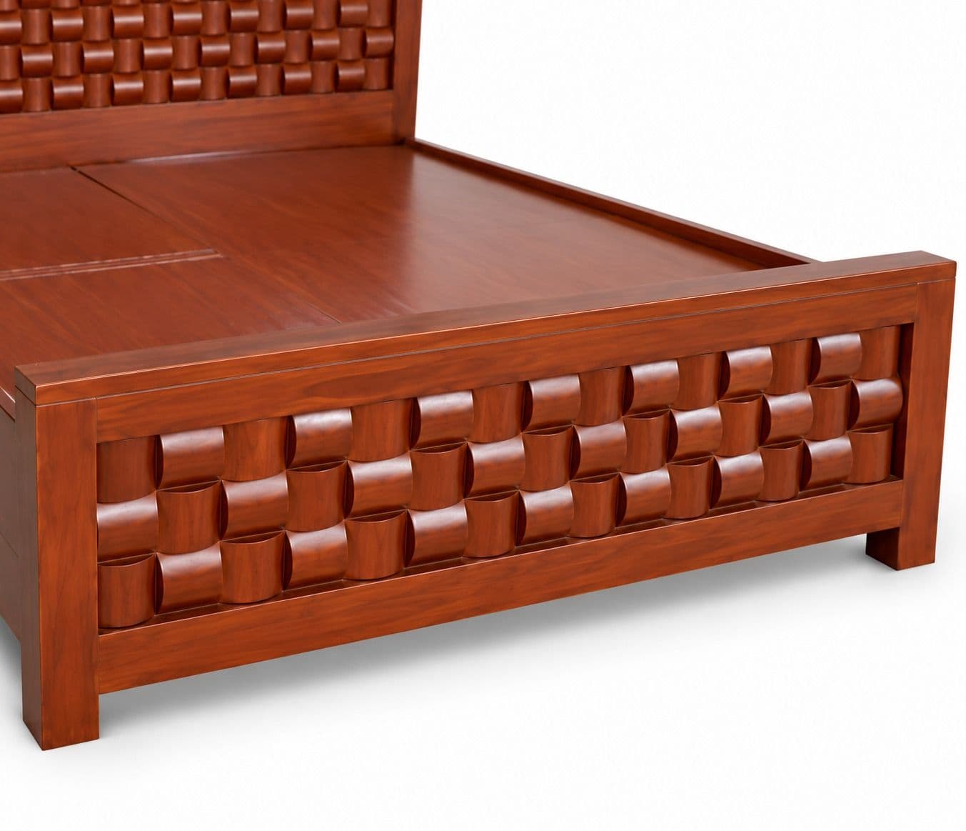 Image 6 for SK Chocolate Cot King Size With Regular Storage (WH)
