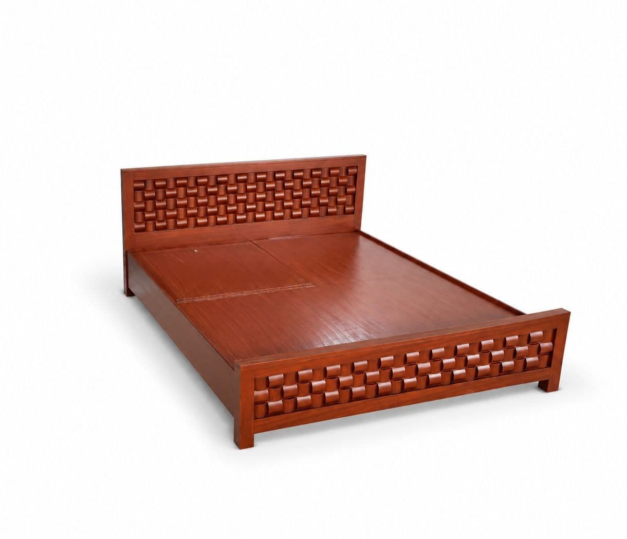 Image 9 for SK Chocolate Cot King Size With Regular Storage (WH)