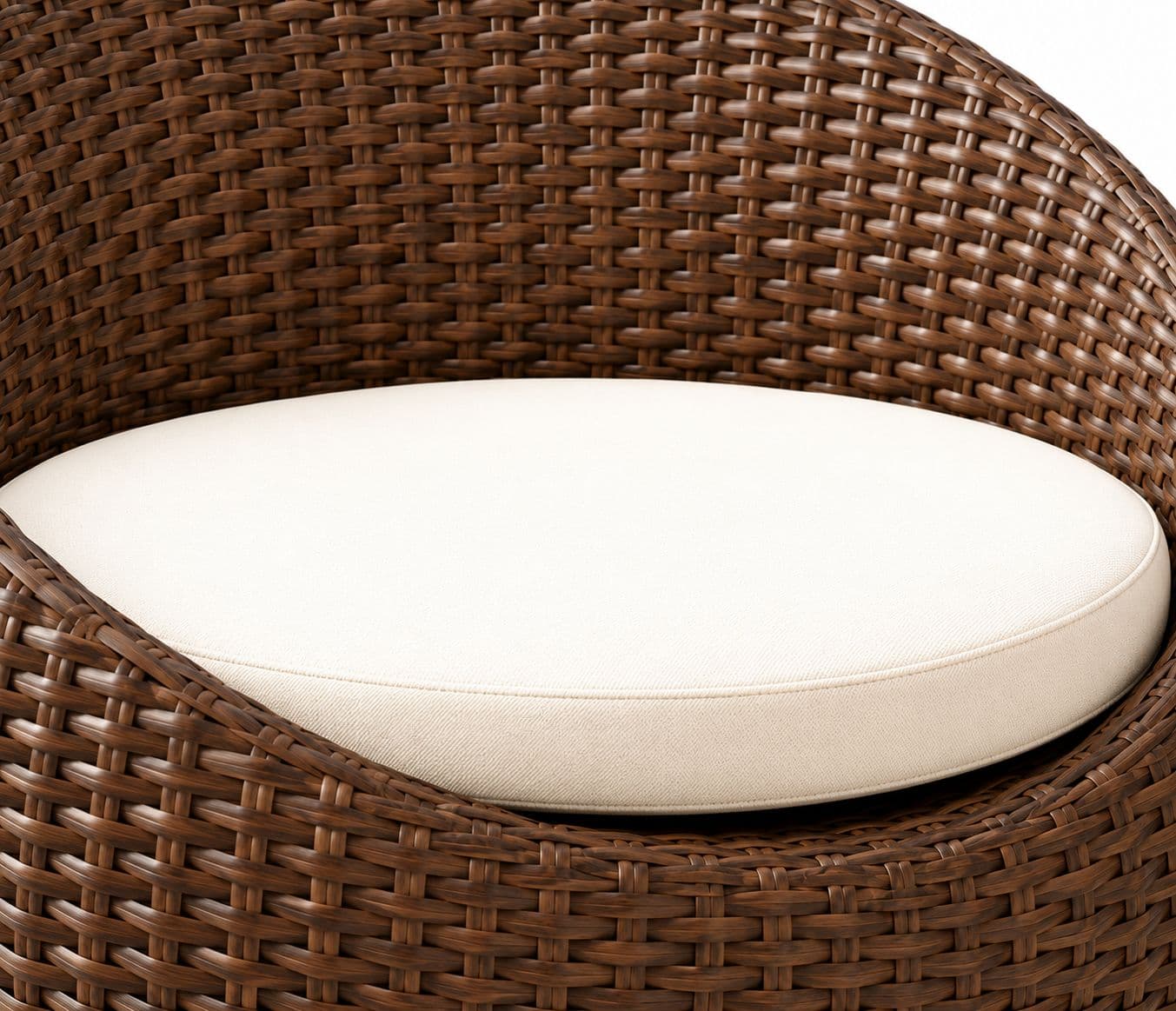 Image 9 for ODR-06 (Wicker) 1+4 Chairs And With Black Cushion Seat (RCH SW) (OWD)