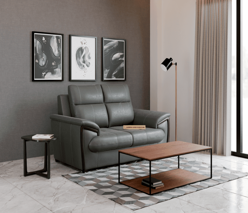 Oslo Morden Sofa (Micro Swede, Green)