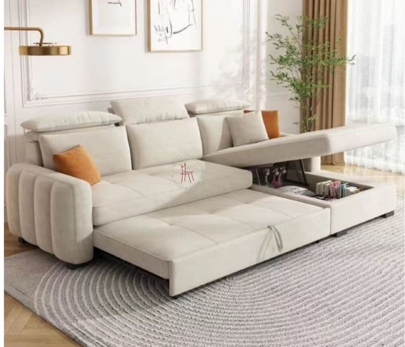 Image 3 for Albatross Customizable Sofa Cum Bed (Ivory)