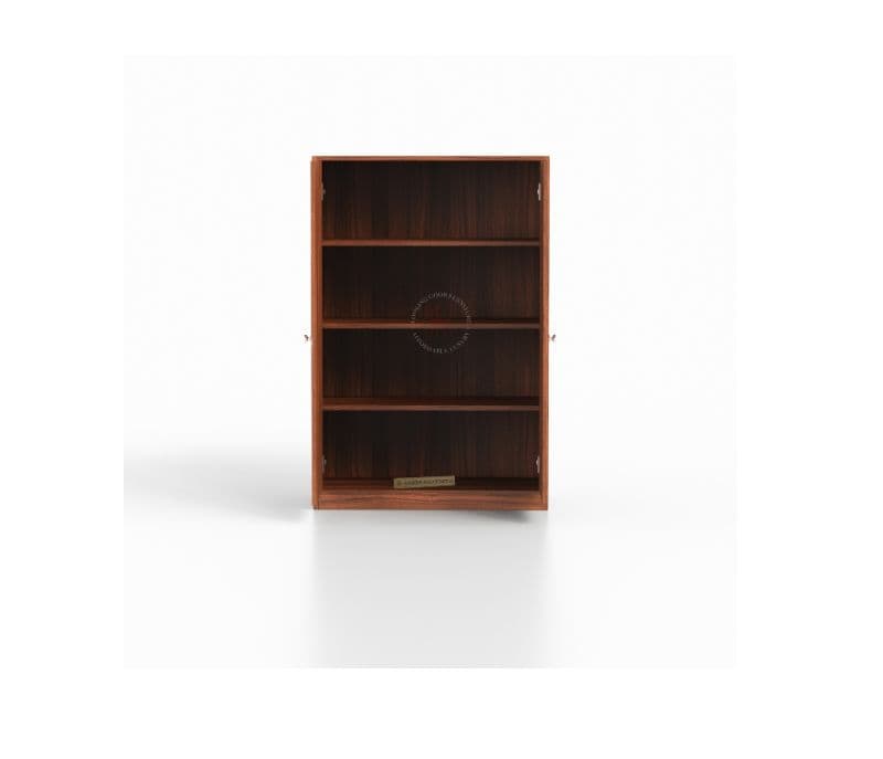 Image 8 for Alves Bookshelf with Storage (Exotic Teak Finish)