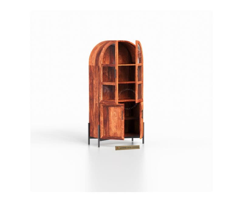 Image 2 for Daro Sheesham Wood Bookshelf (Honey Finish)