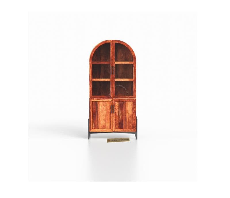 Image 4 for Daro Sheesham Wood Bookshelf (Honey Finish)