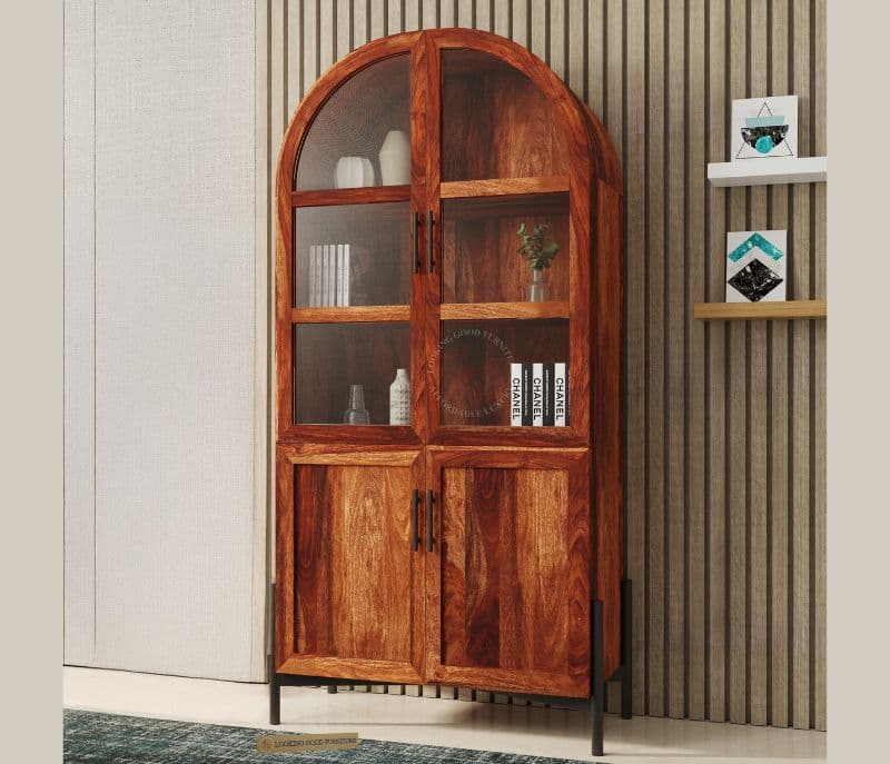 Image 1 for Daro Sheesham Wood Bookshelf (Honey Finish)
