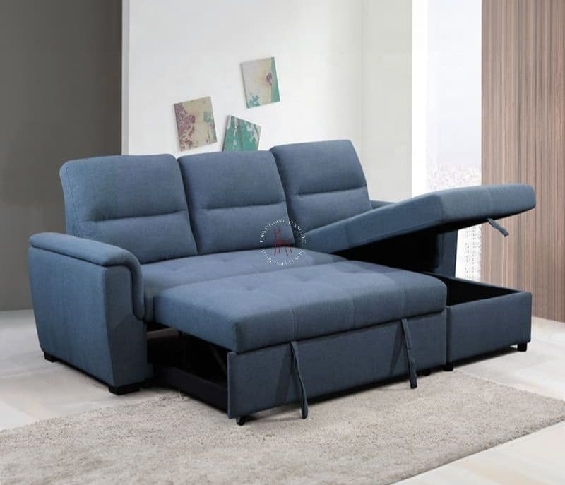 Image 3 for Fisico Customizable Sofa Cum Bed (Blue)