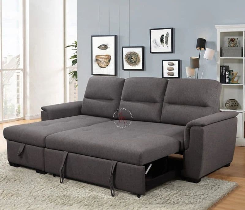 Fisico Customizable Sofa Cum Bed (Blue)