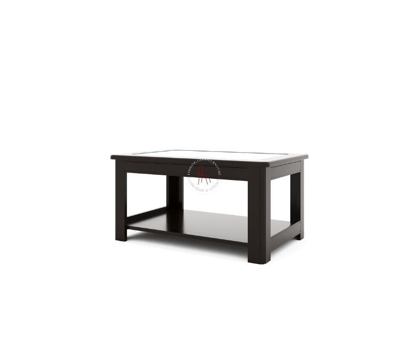 Image 5 for Jessa Glass Top Coffee Table (Walnut Satin) (WI)