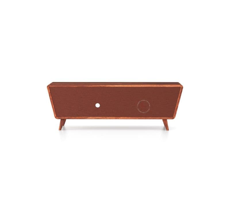Image 4 for Marcia Sheesham Wood Tv Unit with Cupboards Drawers and Shelve Storage (Honey Finish)