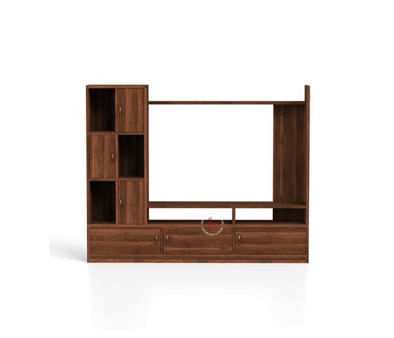 Image 2 for Wera Engineered Wood TV Unit With Cabinets (Columbian Walnut Finish)