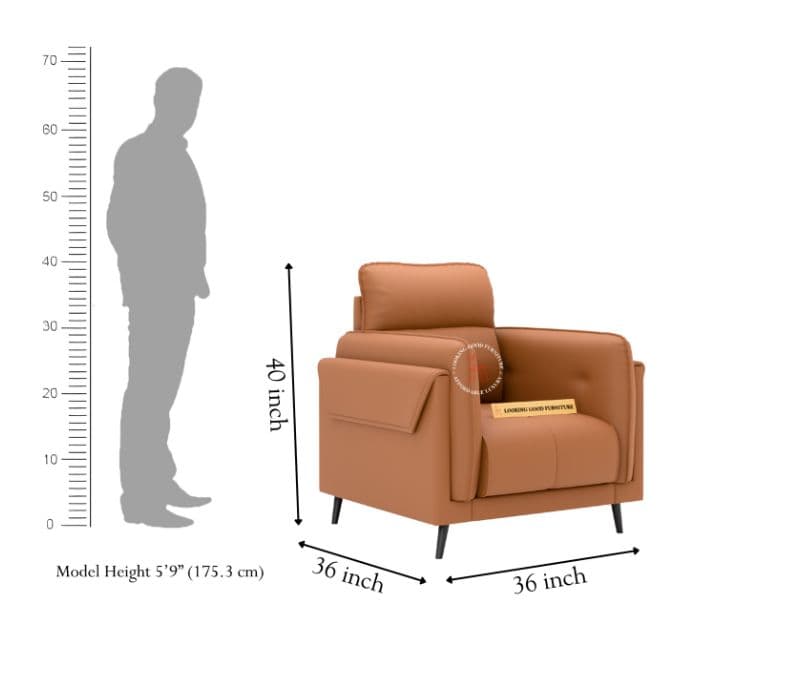 Image 8 for Austin Contemporary Sofa (Suede, Brown)(EC)(HYD)