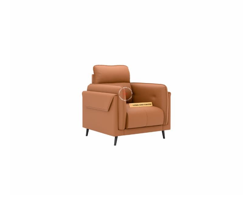 Image 5 for Austin Contemporary Sofa (Suede, Brown)(EC)(HYD)