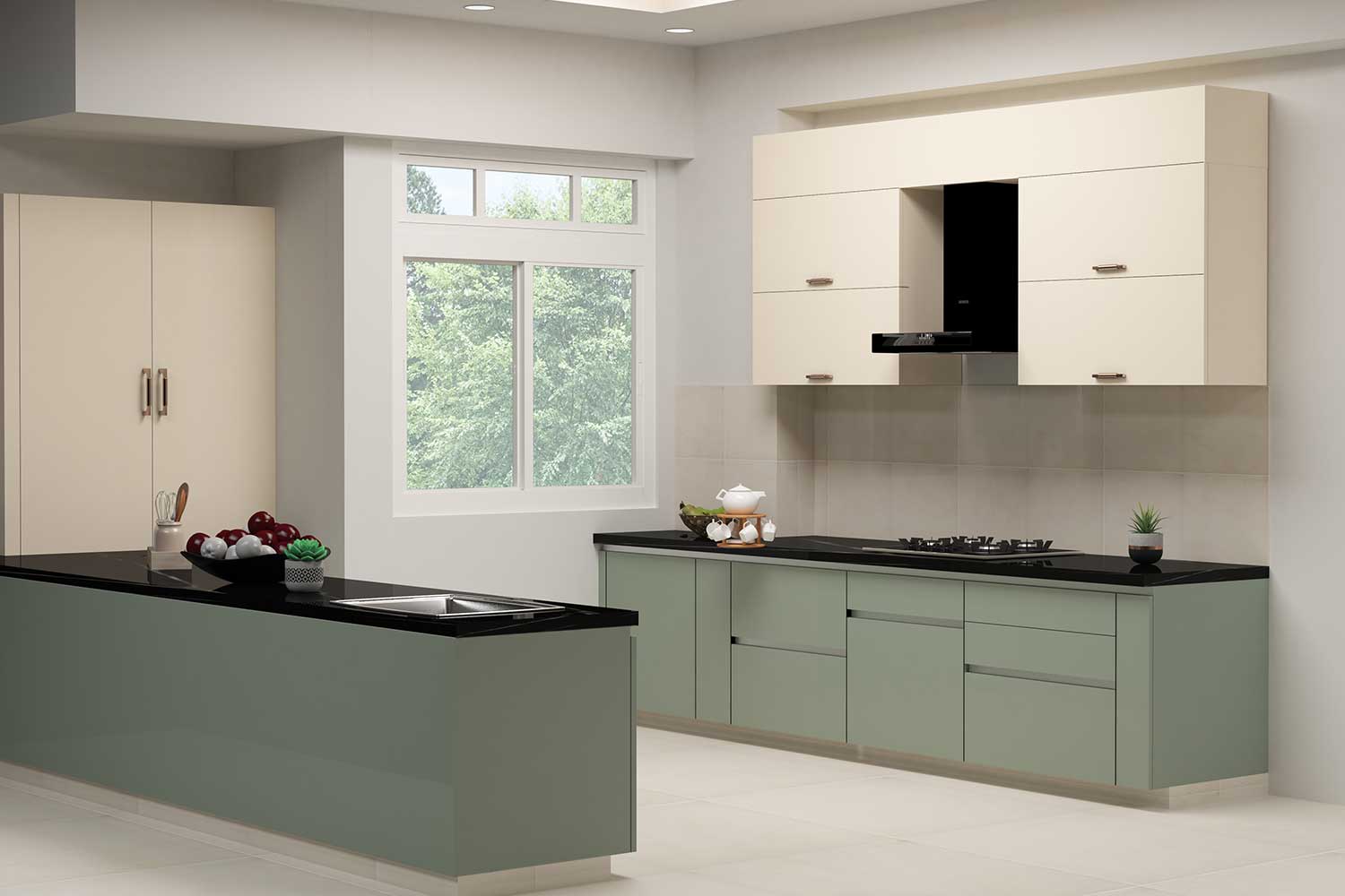 Avery Parallel Modular Kitchen Design