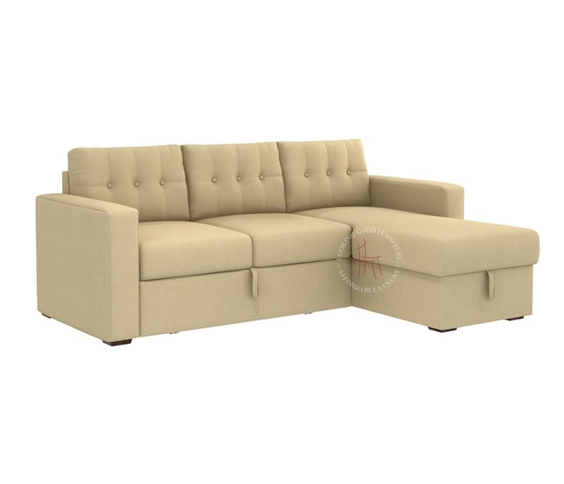 Image 5 for Fiore Right Aligned Convertible Sofa Cum Bed