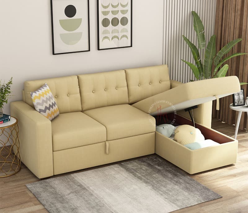 Image 3 for Fiore Right Aligned Convertible Sofa Cum Bed