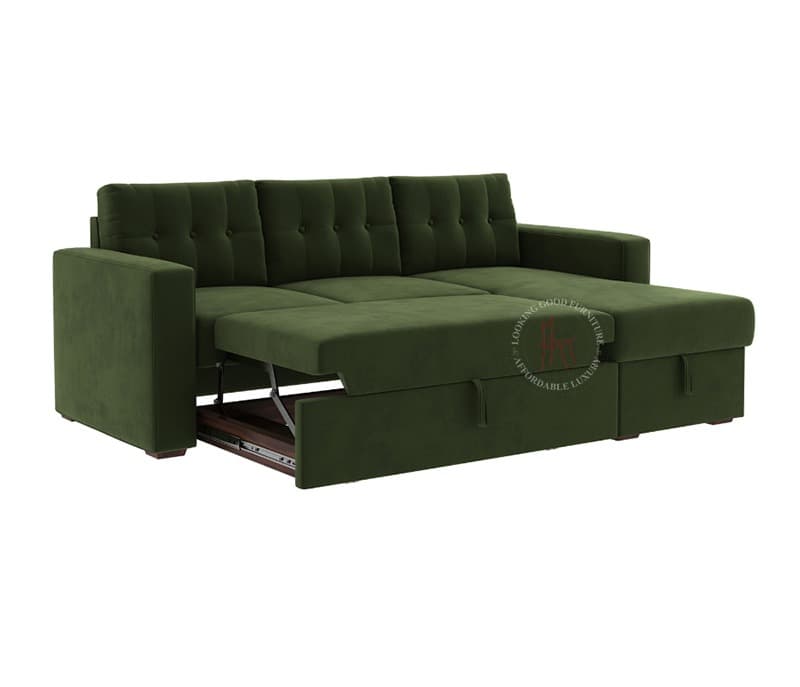 Image 9 for Nora Right Aligned Convertible Sofa Cum Bed with Storage