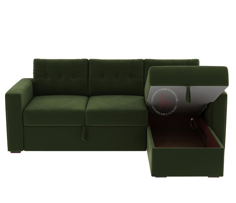 Image 10 for Nora Right Aligned Convertible Sofa Cum Bed with Storage