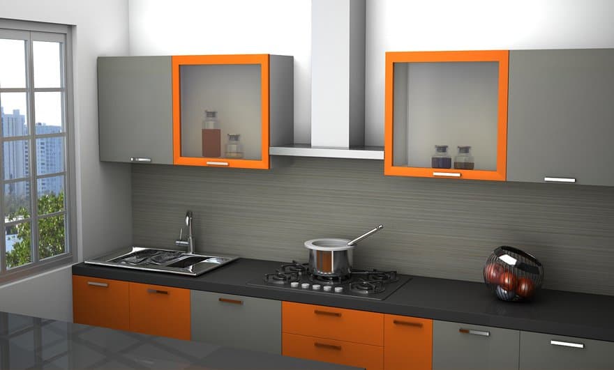 Jordan Straight Line Kitchen Design
