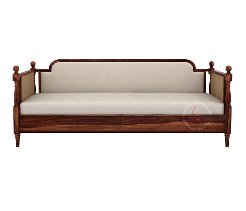 Image 5 for Yukti Sheesham Wood and Cane Divan Bed with Mattress
